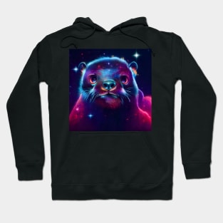 Otter Space Nebula - Grumpy Lycos Hoodie